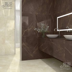 آنجلو قهوه ای تیره 10 پولیش 120*60 دc