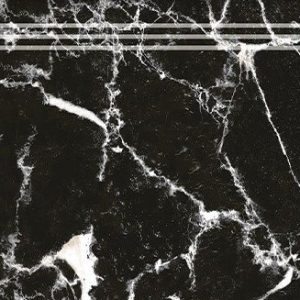 پله رستاک مشکی مات 120*35 د1