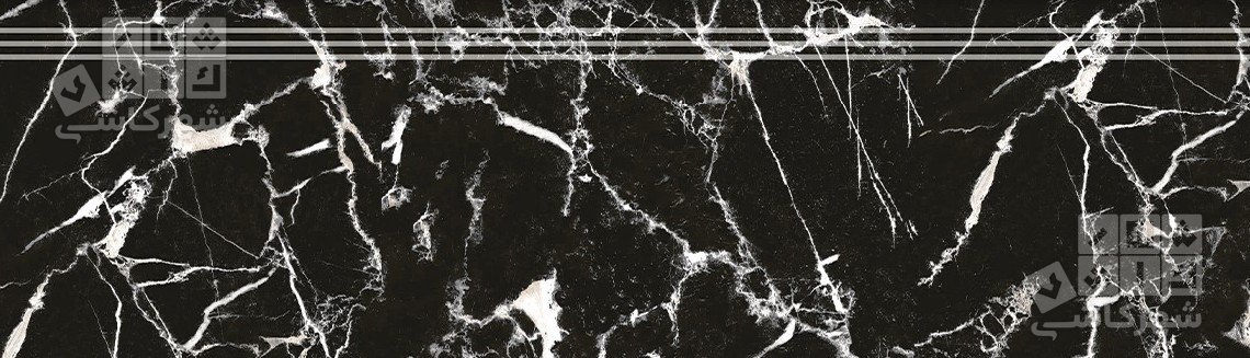 پله رستاک مشکی مات 120*35 د1